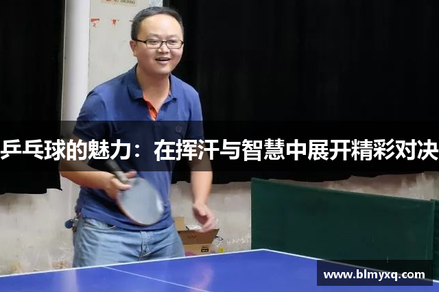 乒乓球的魅力：在挥汗与智慧中展开精彩对决